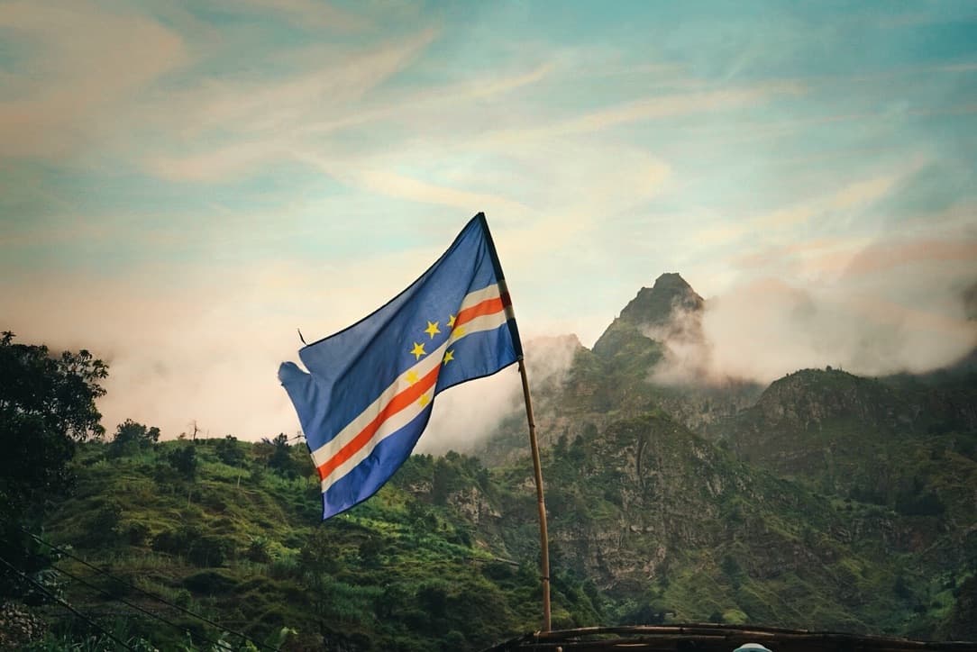 Scenic view of the Cape Verde islands coastline