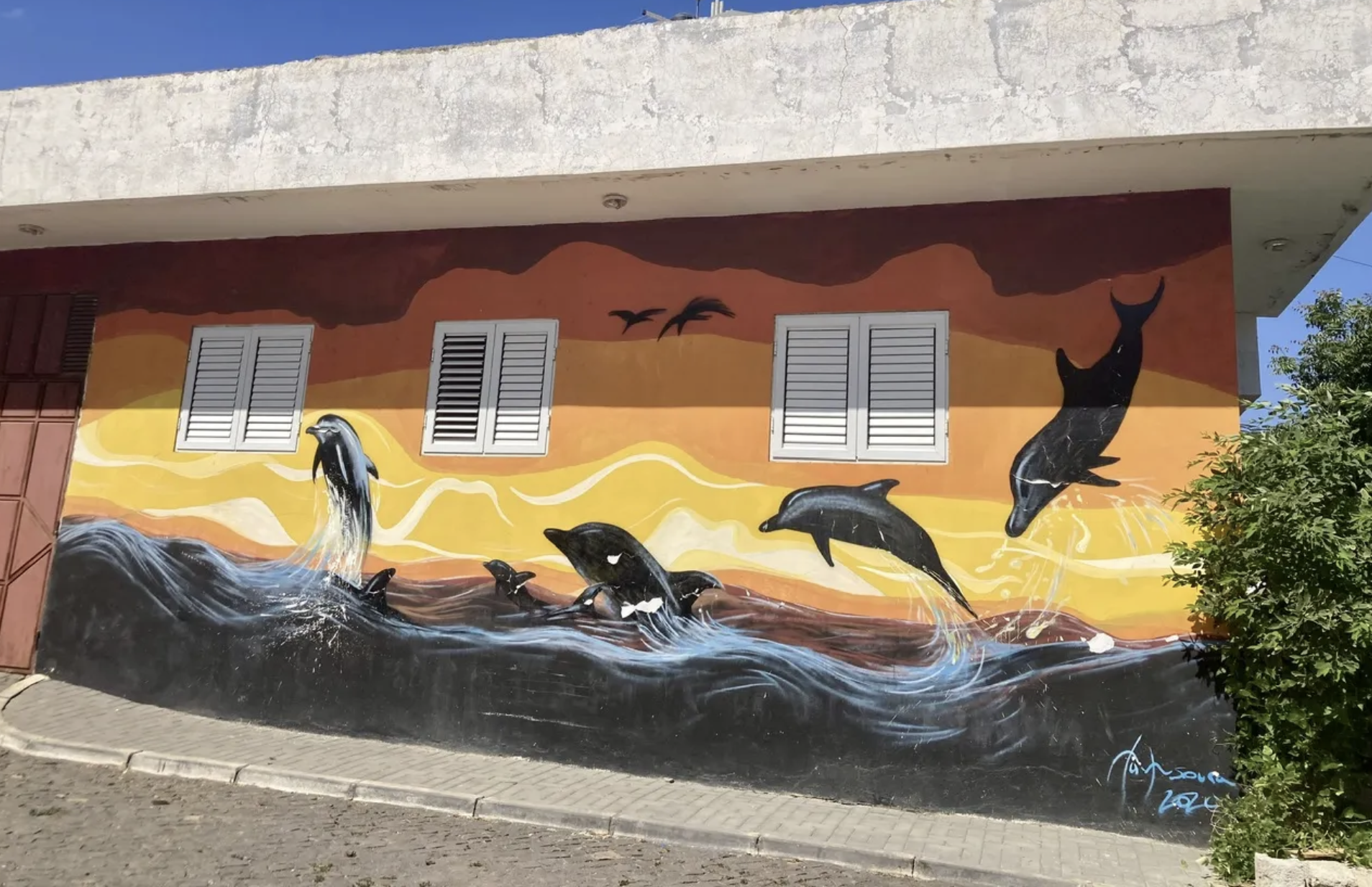 Rua de arte - Terra Branca, Praia